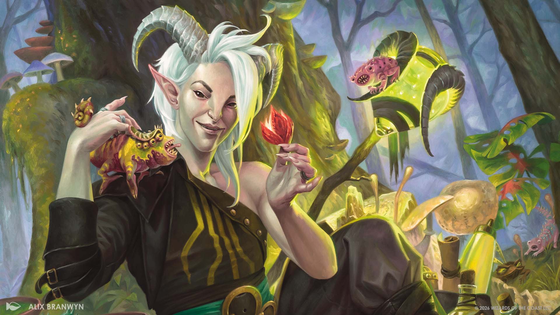 Les secrets de Strixhaven (chapitre 2) : Lluwen face aux Archaics.