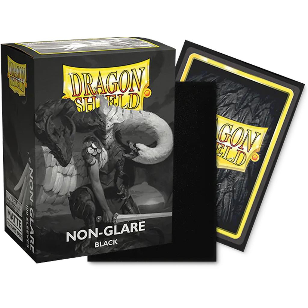 Dragon Shield Matte : Non Glare - Noir - x100p